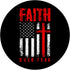Faith Over Fears Christian Cross American USA Flag PopSockets Swappable Gym PopGrip