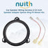 Door Speaker Adapter Bracket Speaker Harness for Nissan Sentra/Murano 2000-2019, Titan 2004-2019, Kia K2 2011-2021, 6.5