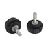 Replacement Connector Locking Screw Steel Small Thumb Screws for Speaker Mic Earpiece APX4000 APX6000 APX7000 APX8000
