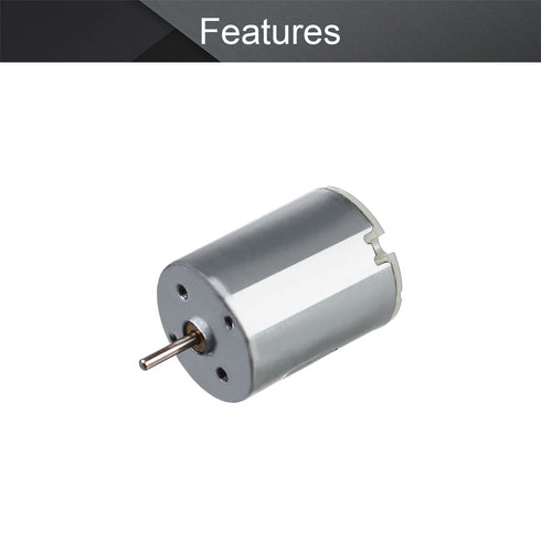 5Pcs 7.2V 13500RPM 0.38A Fielect DC Motor Micro Motor Round Shaft Electric Motor for DIY Airplane RC Boat Toys Model