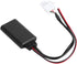 Qiilu 3-Pin AUX Bluetooth Adapter for Honda GL1800 Goldwing Car, Wireless Audio Cable Adapter