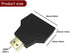 SaiDian 1Pcs HDMI 1 in 2 Converter, 1080P Male to Dual HDMI Female DVD Audio Splitter Adapter