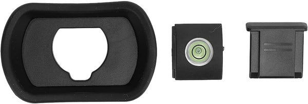 Pilipane 3 Pcs Set Camera Viewfinder Eye Cup Hot Shoe Cover and