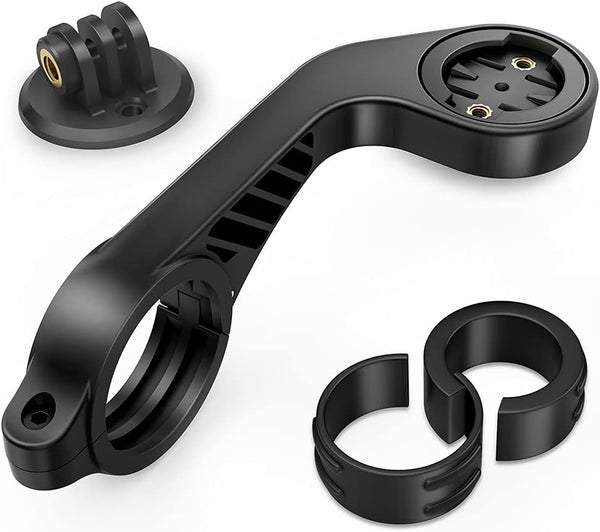 TUSITA Out Front Mount for Garmin Edge GPS Bike Computer - Cycling Handlebar Mount 25.4mm 31.8mm