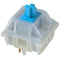 GATERON KS-3X1 Milky Blue Clicky Keyboard Switches, 35PCS Full Milky 5 Pin Compatible for MX Mechanical