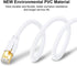 Yauhody CAT8 Ethernet Cable, 3FT 2 Pack, 40Gbps High Speed SFTP 2000MHz LAN Patch Cord for Gaming, Modem, PC