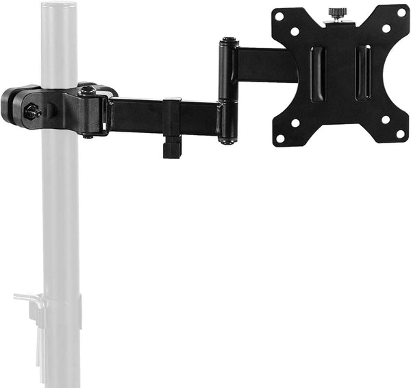Amer Universal Full Motion Pole Mount Monitor Arm with Removable 75mm and 100mm
