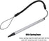 Getac V110 Stylus, Resistive Touch Painting Pen with Spring Rope for POS PDA Navigator (Silver)