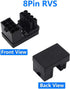 ATX 8Pin Female to 8pin Male 180 Degree Angled Adapter for Desktop Graphics Card Upgrade