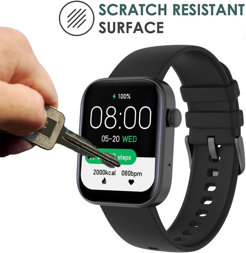 6 Pack Compatible with Cvutgf P43F 1.8” Smart Watch Screen Protector Film for MASVVPI P43 1.9 Inch Smartwatch