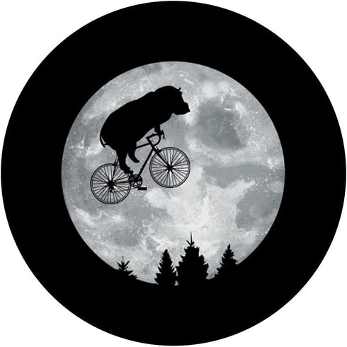 HIPPO Riding Moon Bike Halloween Lunar Cycling PopSockets Swappable PopGrip