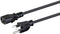 Monoprice Power Cord - NEMA 5-15P to IEC 60320 C13, 18AWG, 8ft, Black
