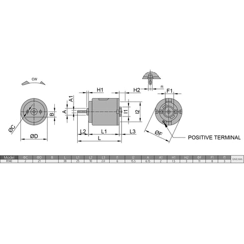 5Pcs 1.5-6V 5000-20000RPM Fielect DC Motor Micro Motor Mini Motor Electric Motor Round Shaft for RC Boat DIY Car Toys