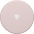 Baby Pink Cute Heart Hand Drawn Minimalist Digital Art PopSockets Standard PopGrip