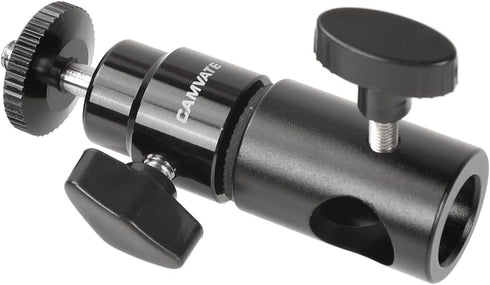 CAMVATE Articulated Light Stand Mount Mini Ball Head 1/4''-20 for Monitor/LED Light - 1952