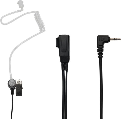 Acoustic Tube Earpiece Headset with PTT Mic Compatible with Uniden GMR 2 MOICO M880 T228 T328 T388 GMR5089-2CKHS GMR1636-2C Walkie Talkie Two Way Radio