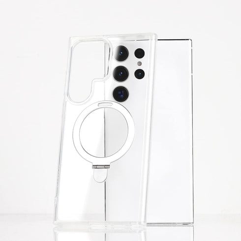 Cavor Samsung Galaxy S22 Ultra Case: Magsafe, Kickstand, Full-Body Shockproof, Slim, Crystal Clear for Men & Women.
