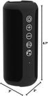 Ortizan Portable Bluetooth Speaker - IPX7 Waterproof with 24W Loud Stereo Sound, RGB Lights, 30H Playtime