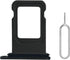 SIM Card Tray Replacement for iPhone 11 (Black) - Compatible with A2221, A2111, A2223 - Includes Eject Pin Tool