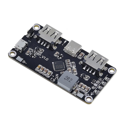 HiLetgo 2pcs IP5328P Dual USB Battery Fast Charge Module, Bi-Directional 18W Fast Charging Power Bank Board