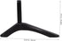 Healifty Sturdy TV Stand Bracket for Flat Screens - Ideal for Living Room & Bedroom