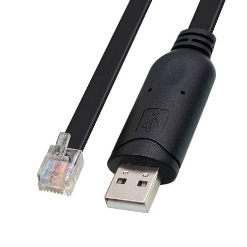 USB RS232 Serial to RJ11 6P6C Hand Control PC Link Communication Firmware