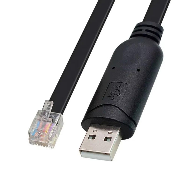 USB RS232 Serial to RJ11 6P6C Hand Control PC Link Communication Firmware