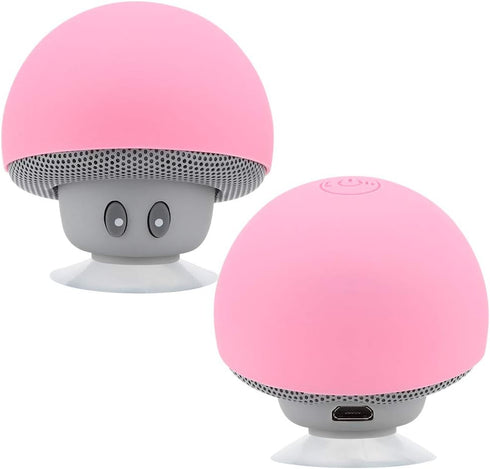 Mini Bluetooth Wireless Portable Mushroom Speaker, Subwoofer with Good Sound Quality, Mobile Phone Holder for Music