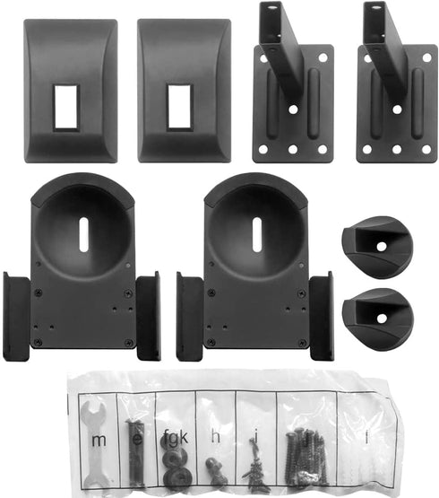 Suptek Speaker Wall Mounts, Dual Speaker Stands for Surround Sound, Universal Bracket Up to 55lbs (2 Pack)
