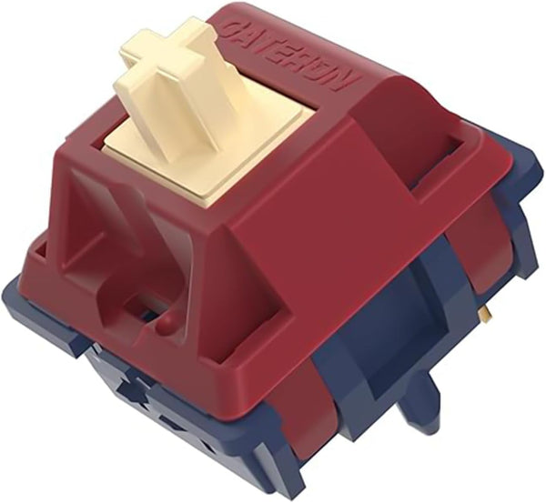 Gateron Quinn Keyboard Switches, 5-Pin Tactile Switches, Factory Pre-lubed, 59gf Compatible with RGB LED, Suitable for