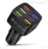 Car Charger Adapter, 2 Pack Alanph QC3.0 Multi Port Fast Charging USB Charger for iPhone, Android, Samsung, iPad