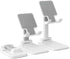 Essential Aura 16 15 14 13 12 11 S25 S24 Premium Adjustable Cell Phone Stand, Foldable Desk Phone Holder for iPhone Pro