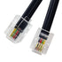 Phone Cable 10 Feet, RJ11 6P4C Connectors for Landline Phone, Fax Machine, Black, AV04605