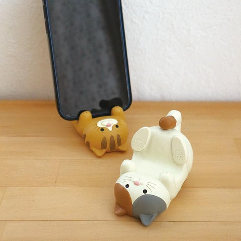 Unique Cute Cell Phone Stand Car Holder, Fun 3D Cartoon Cat Rabbit Animal Design Mobile Phone Tablet Bracket for Desk
