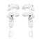 VR Cover Halo Controller Protector Set for Meta Quest 2 in Light Grey