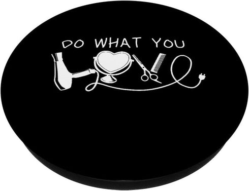 Funny Hair Stylist Love Barber Coiffeur Haircut PopSockets Swappable PopGrip