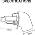 okcsc MMCX Female to EXK Adapter for Sony MDR EX1000, EX800, MDR7550, EX600 Earbuds Connector in Curved Shape
