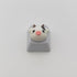 Personalized Cute White Keycap, Custom 3D ESC Key OEM R4 Profile Keycap for Mechanical Keyboard MX Switch (Cartoon Cow)