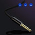 Single Earphone One Side Earplugs with Microphone, 3.5mm Plug Single Earbud Stereo Sound for Samsung, Radio