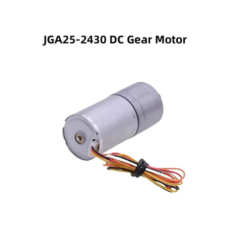RNUDBLSK 12V24V JGA25-2430 Toy(88rpm,12V) DC Gear Motor Brushless Full-Metal Gear Long-Life Low Speed DIY Model Robot