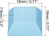 PATIKIL 1U Blank Keycaps, 5 Pack Universal PBT Keyboard Replacement Accessories for MX Mechanical Keyboard