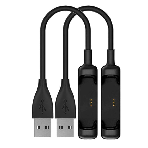 Fitbit Flex 2 Charger Cable (2Pack, 30cm/1ft) - USB Charging Cable for Fitbit Flex 2 (Black, 2Pack)
