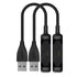 Fitbit Flex 2 Charger Cable (2Pack, 30cm/1ft) - USB Charging Cable for Fitbit Flex 2 (Black, 2Pack)
