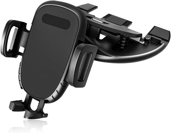 360 Degree Rotatable Car Phone Holder for CD Slot, Universal Cellphone Holder with One Hand Operation Design