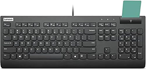 Lenovo Smartcard Wired Keyboard II - US English Layout, Compact Design