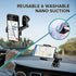 LEEMASING 360 Universal Phone Holder Adjustable Windshield Dashboard Sticky Pad Stand Car Mount Strong Suction