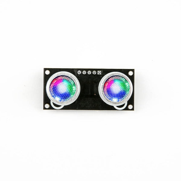 SHILLEHTEK HC-SR04 with RGB Light, Distance Obstacle Avoidance Ultrasonic Sensor for Raspberry Pi and Arduino