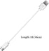 Geekria USB Headphones Earbuds Short Charger Cable, Compatible with Skullcandy Aviator 900 ANC (1ft/30cm 2 Pack)