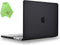 UESWILL Compatible with 2024 2023 2022 2021 MacBook Pro 16 inch Case with M4 M3 M2 M1 Pro Max chip & Touch ID, Black