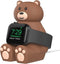 SIKAI CASE Cute Bear iWatch Charger Stand Compatible with iWatch Series 9-1(45mm,44mm,42mm,41mm,40mm, 38mm) for